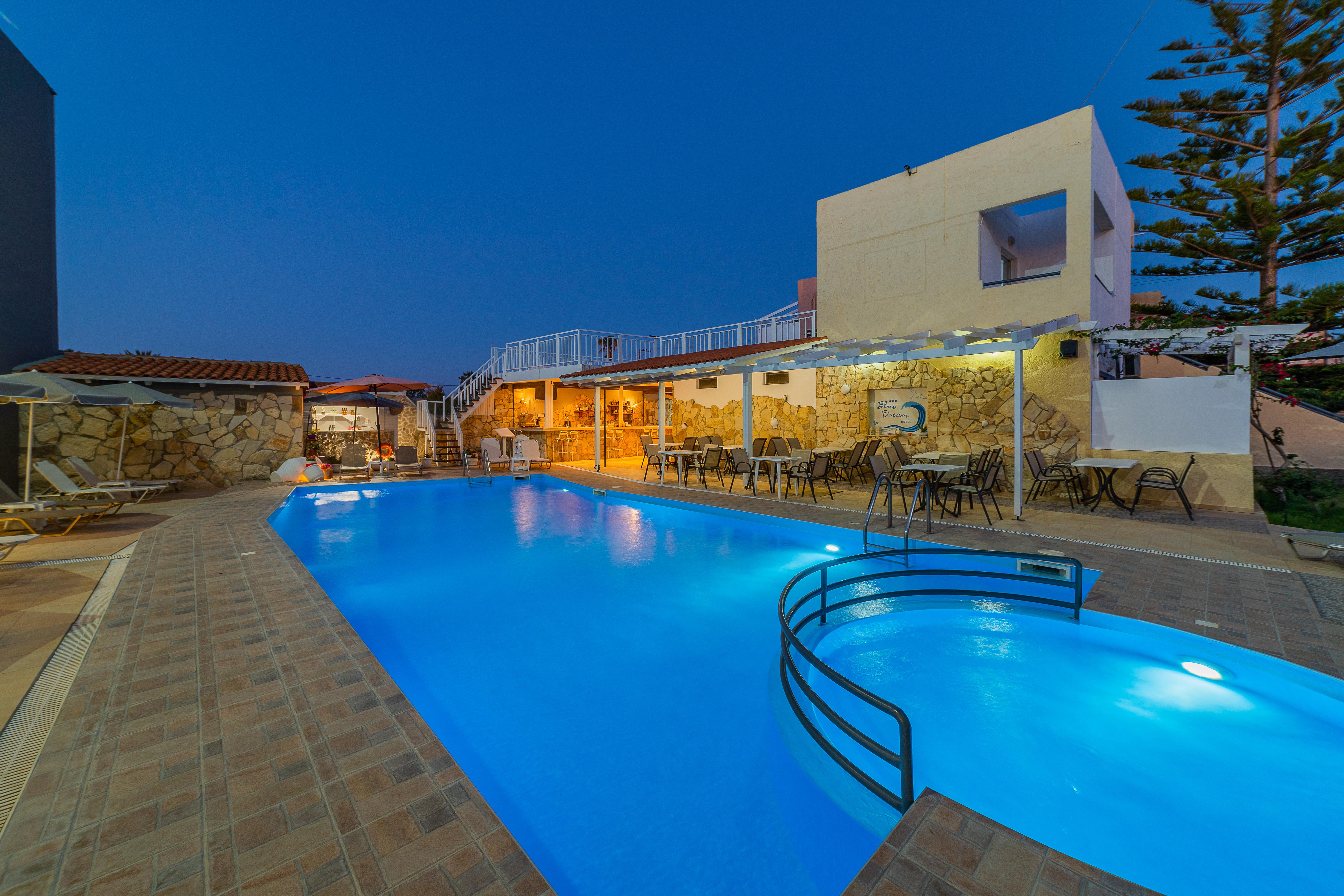 Blue Dream Hotel Stavromenos Exterior photo