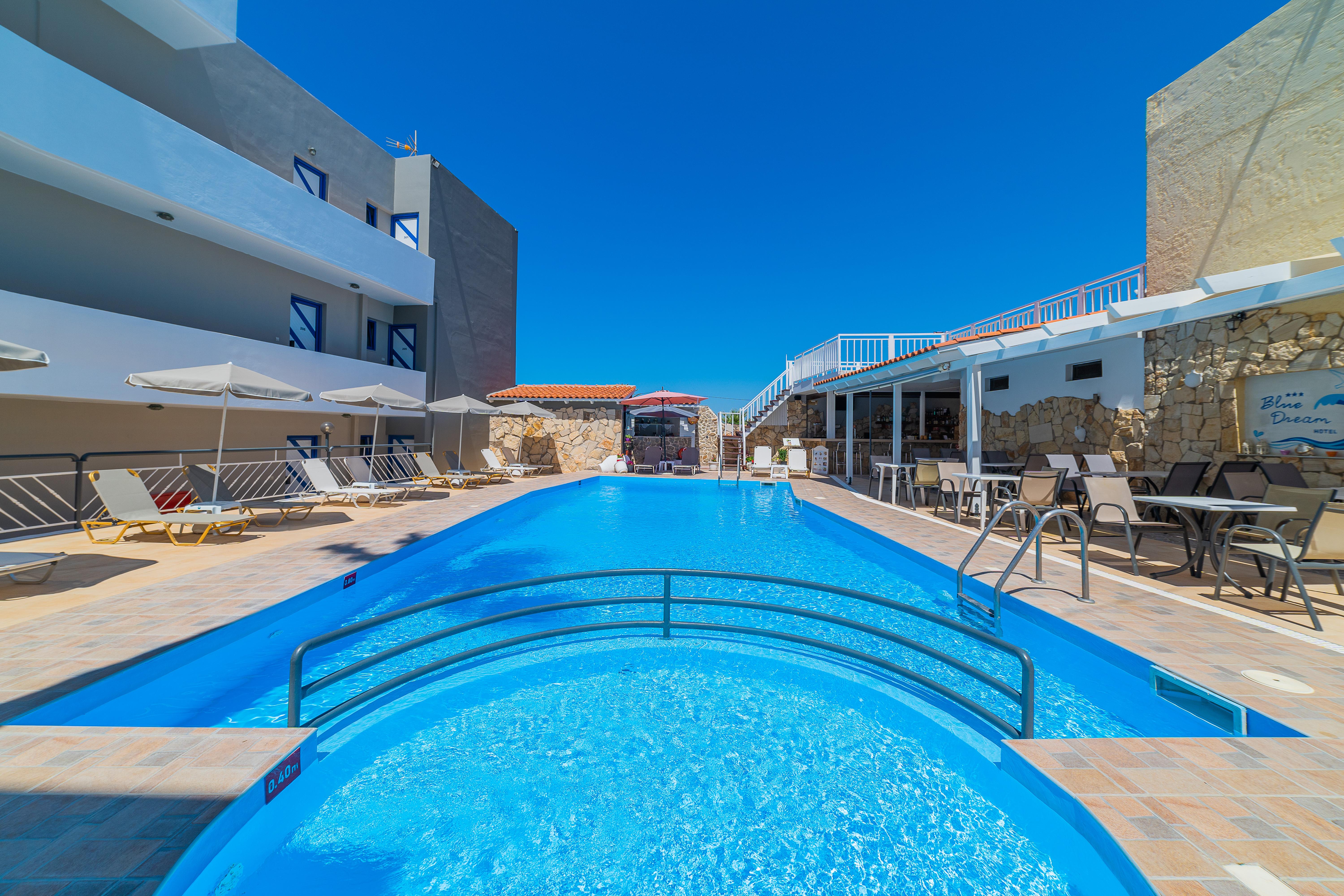 Blue Dream Hotel Stavromenos Exterior photo